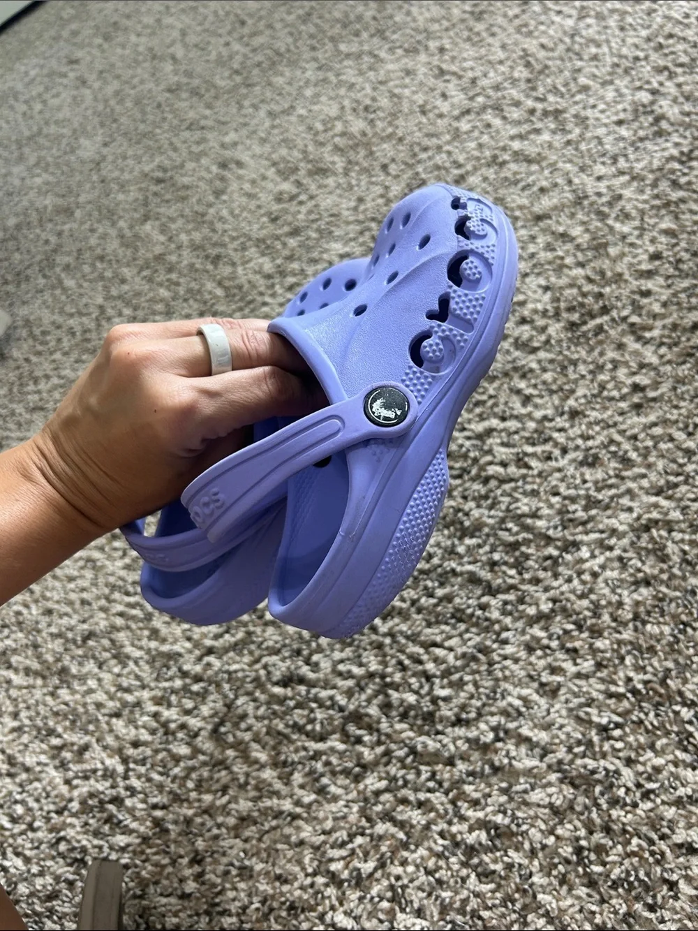CROCS Kids Classic Clog in Lavender Purple
